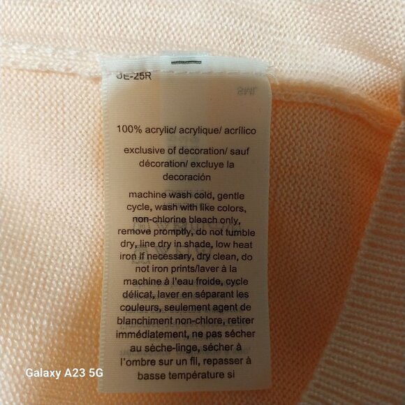 Tommy Hilfiger Womens Pink Sweater Dog Design Cotton Blend Size M Cozy Resort - Picture 5 of 7